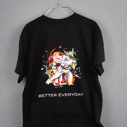 Jiu Jitsu Spatter Art T-Shirt